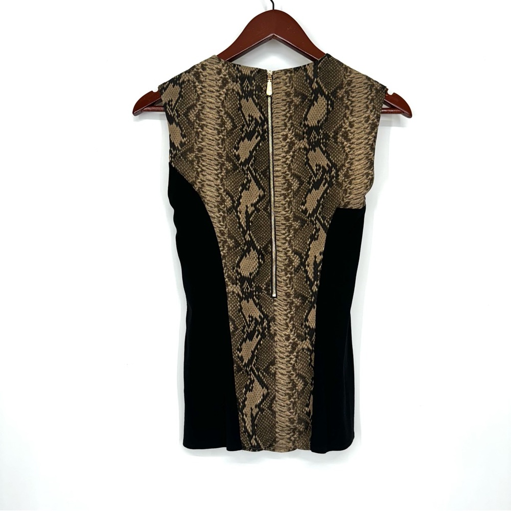 Vince Camuto Python Print Sleeveless Twist Front … - image 2